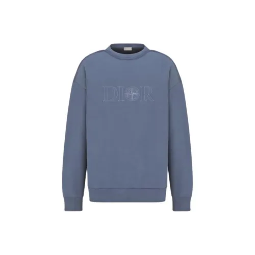 DIOR SS24 Свитшот Мужской Синий