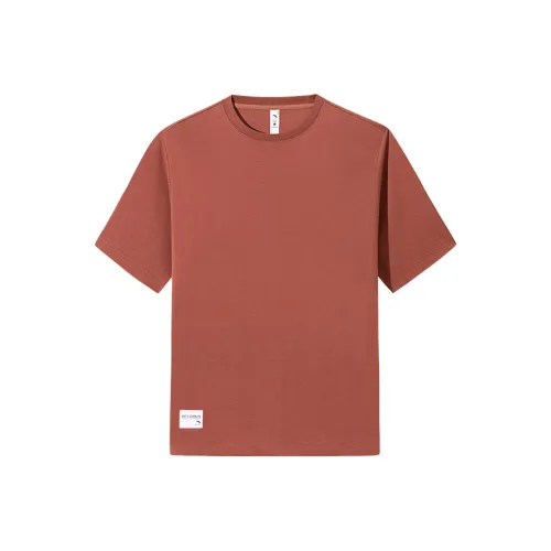 ANTA Variety Тренировки Коллекция T Рубашка Мужская Черный чай Коричнево-кофейный