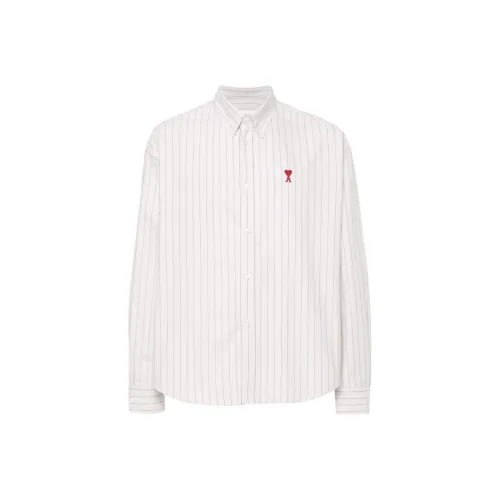 AMIPARIS FW24 Рубашка Мужская Бежевая