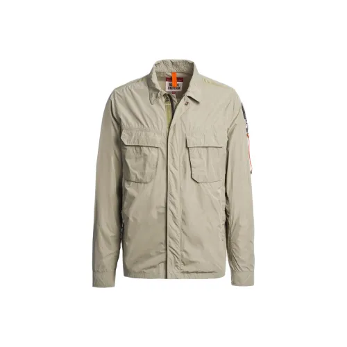 PARAJUMPERS Рубашка Мужская Серебряная Шалфейная