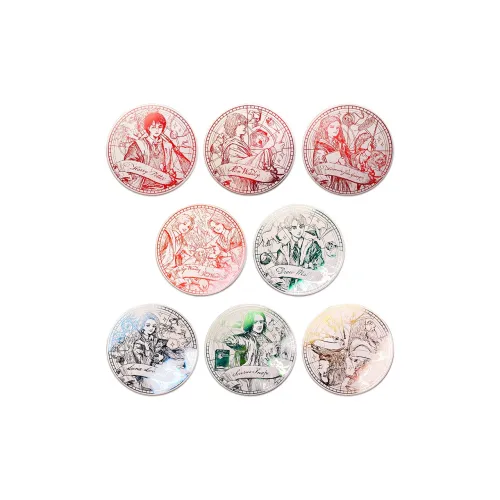 Гарри Поттер Гарри Поттер The Witcher Rises Нержавеющая сталь Глянцевый Лазерный Вырезной 58 мм MILLET Значок Значки