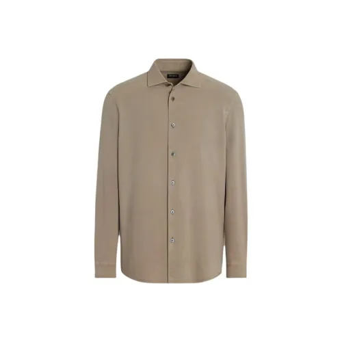 Ermenegildo Zegna Умбра Мужские Рубашки