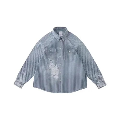 Visvim Мужские Синие Рубашки