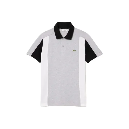 LACOSTE Поло Мужское Средне-Серое