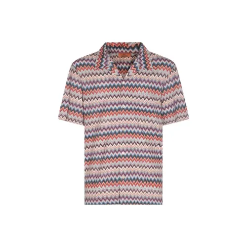 MISSONI Коричневые Мужские Рубашки