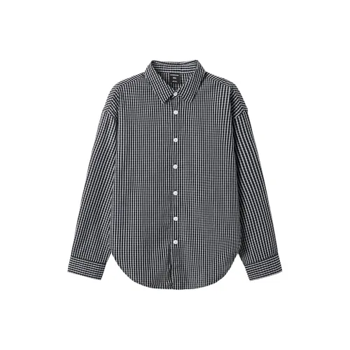 WAYNEXZAVIER Мужские Черные Рубашки