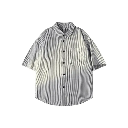 Paddy Julia Рубашка Унисекс Черный Белый