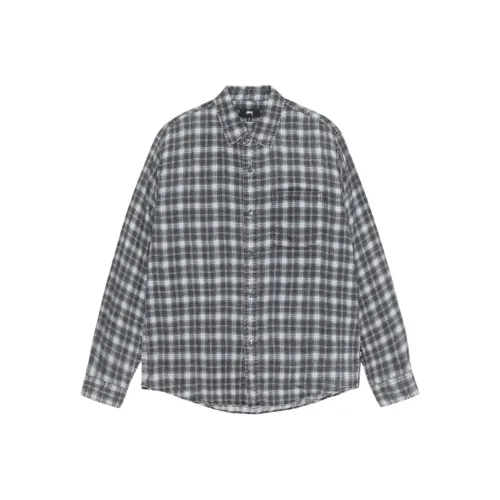 Stussy 2024 Summer Collection MATTHEW Рубашка С принтом Клетка Унисекс