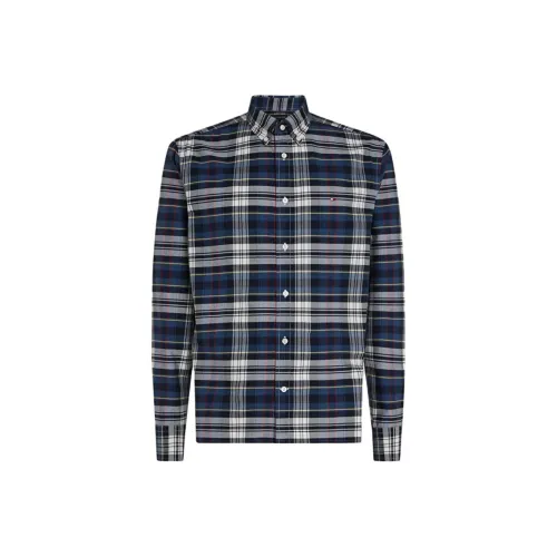 Tommy Hilfiger Рубашка Мужская Морской Синий