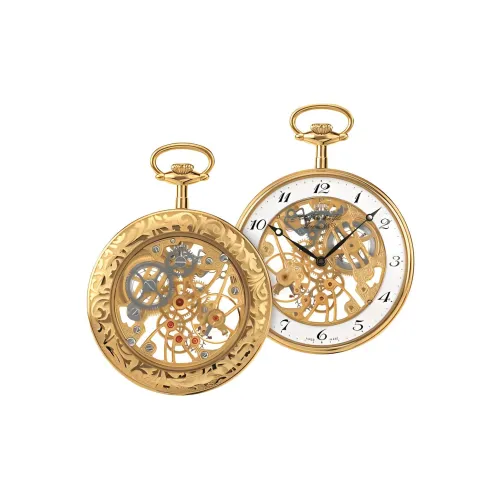 TISSOT Mechanical Механизм Ручной Подзарядки Карманный Часы Унисекс Золото