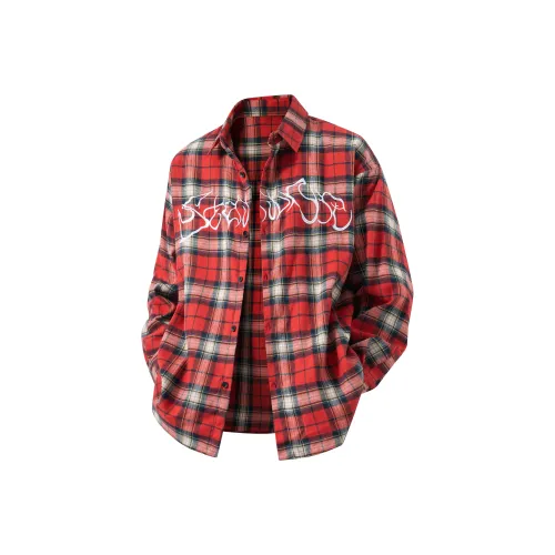 ZYKY Красный Унисекс Рубашки