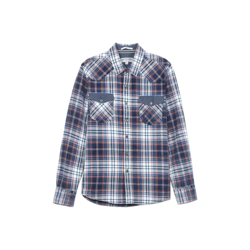 MCS Темно-синие мужские рубашки