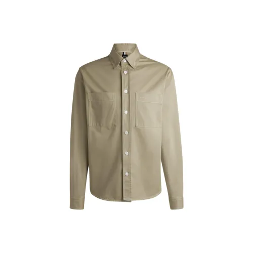 Hugo Boss Рубашка Мужская Светлый Бежевый