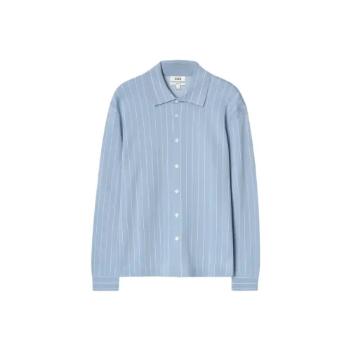 COS Синий/Полосы Мужские Рубашки
