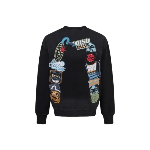 EVISU Свитшот Мужской Темно-Серый