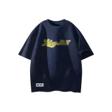 Дышащий/Мягкий/100% хлопок - Темно-синий