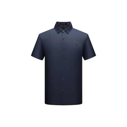 PIERRE CARDIN Рубашка Мужская Синяя Серый