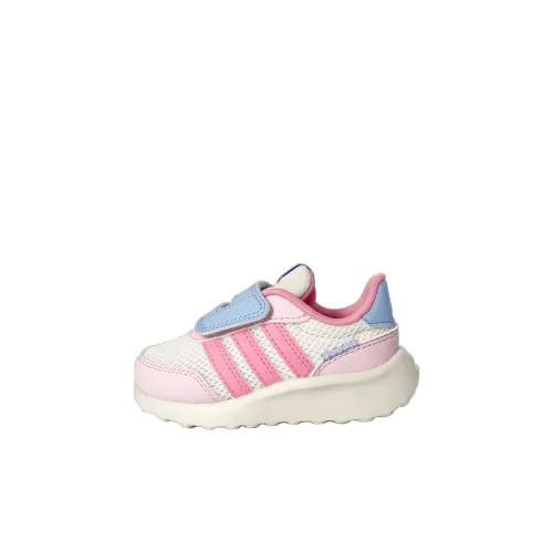 Adidas RUN 70s AC I Устойчивая к истиранию Низкая Обувь для малышей Розовая Белая Infant и Toddler
