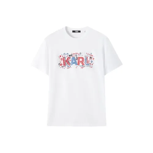 Karl Lagerfeld SS25 T-Shirt Мужской Белый
