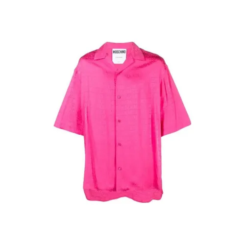 MOSCHINO Розовые Мужские Рубашки