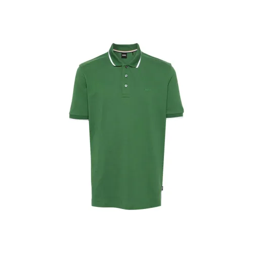 Hugo Boss SS24 Поло Мужское Зеленое
