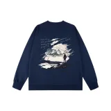 Темно-синий синий свитшот (стандартное издание)