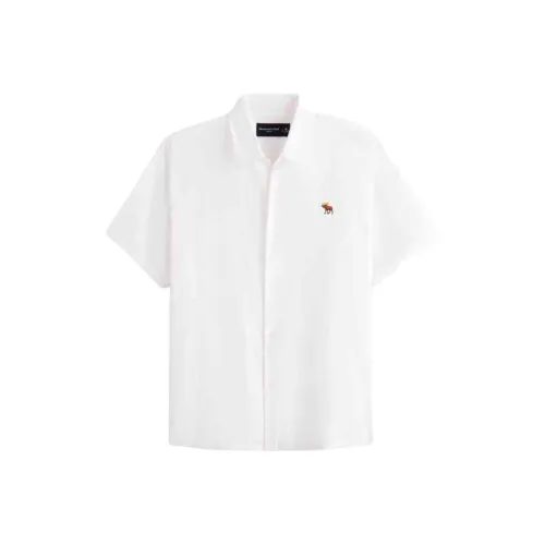 Abercrombie＆Fitch Рубашка Мужская Белая
