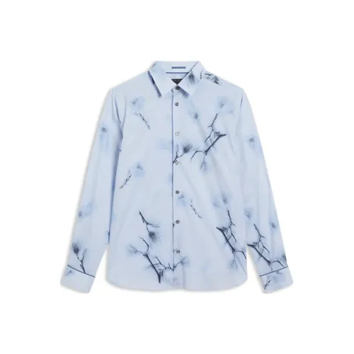 TED Baker Небесно-голубой Мужские Рубашки