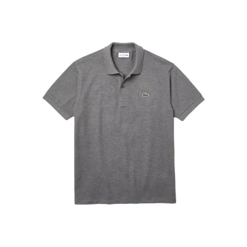 LACOSTE Поло Мужское Железо Серый