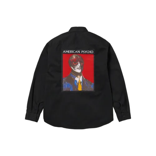 Supreme X Американский Mental Patient FW23 Co Бренд Унисекс Рубашки