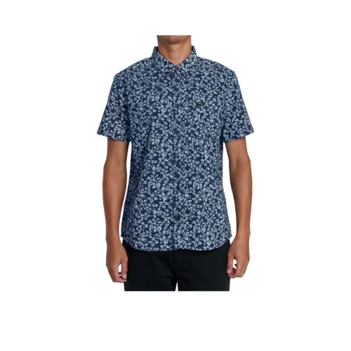 RVCA Бензиновый Синий Мужские Рубашки