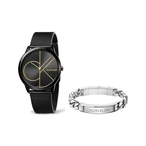 CALVIN KLEIN Simple Collection Классический Кварцевые Мужские Часы Черный Циферблат