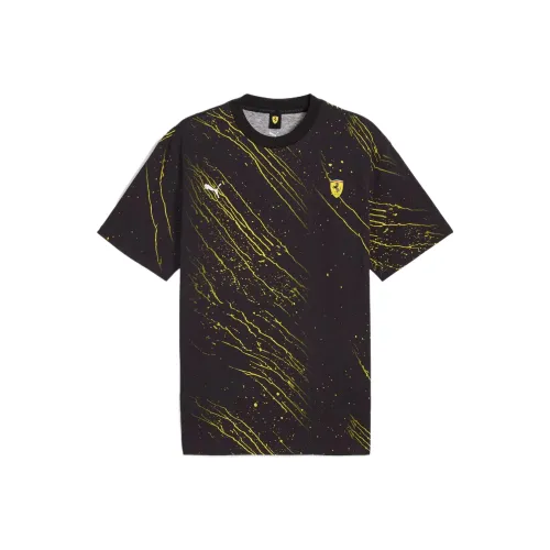 PUMA AOP Race Цвет S T Рубашка Мужская Черная