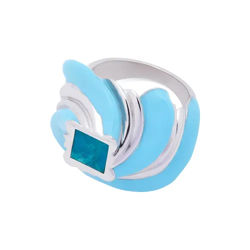 LOEWE Кольца Женское Серебро Синий