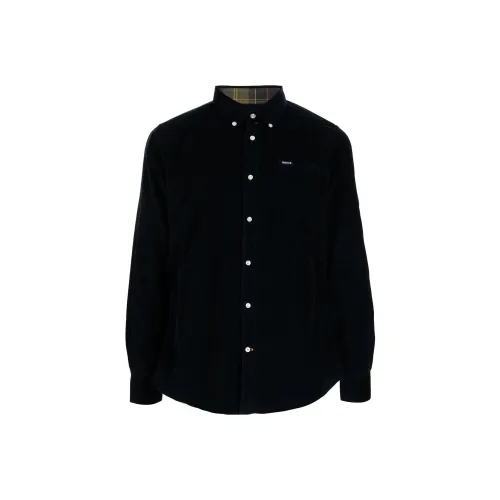 BARBOUR FW23 Рубашка Мужская Морской Синий