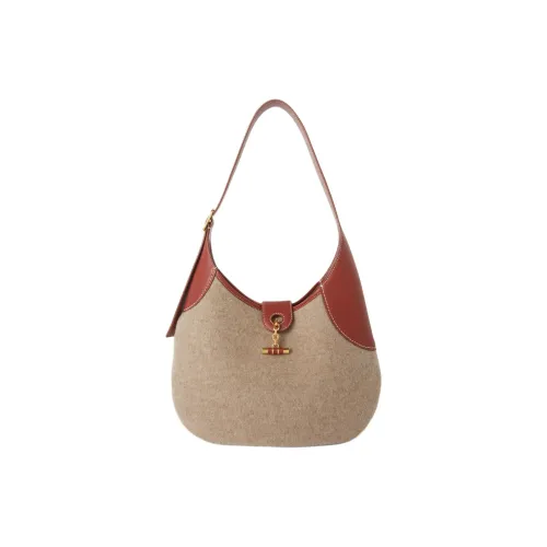 Loro Piana Телячья кожа Сумка через плечо Женская Естественный Коричневый