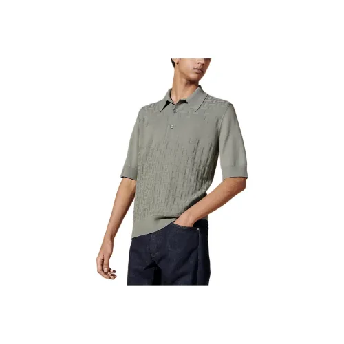 HERMES Поло Мужское Шалфейно-Зеленый