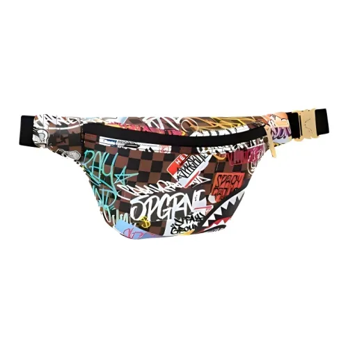 SPRAYGROUND Сумка через плечо из ПВХ Бананка Унисекс Многоцветная