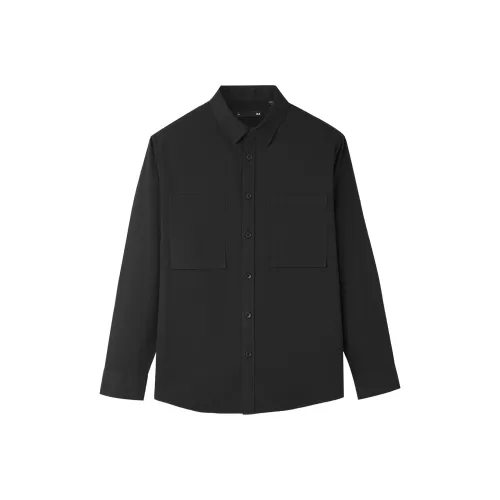 HLA Черный 46 Мужские Рубашки