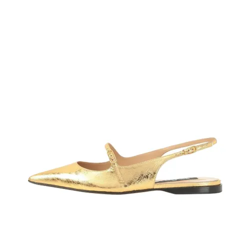 SERGIO ROSSI Godiva Повседневная обувь Женская Золотая