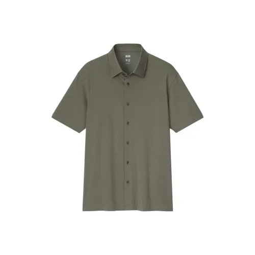 UNIQLO Оливковый Унисекс Поло
