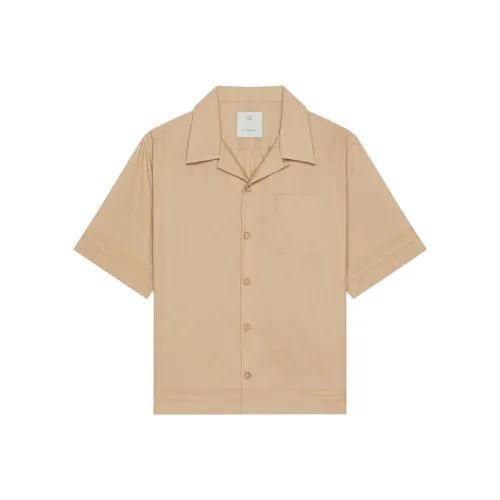 Givenchy Boxy Рубашка с формой 4G из хлопка мужская светлый умбра