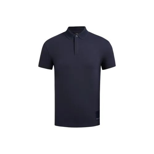 ARMANI EXCHANGE SS24 Поло Мужское Темно-синий