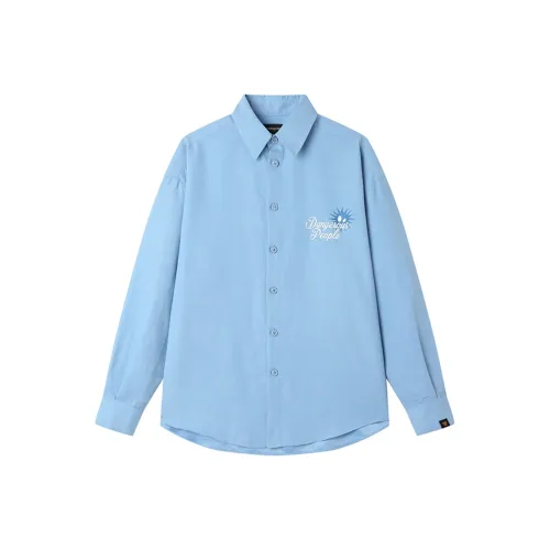 DANGEROUSPEOPLE Рубашка Унисекс Blue
