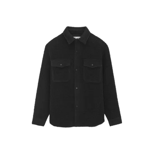 SAINT LAURENT Рубашка Мужская Черная
