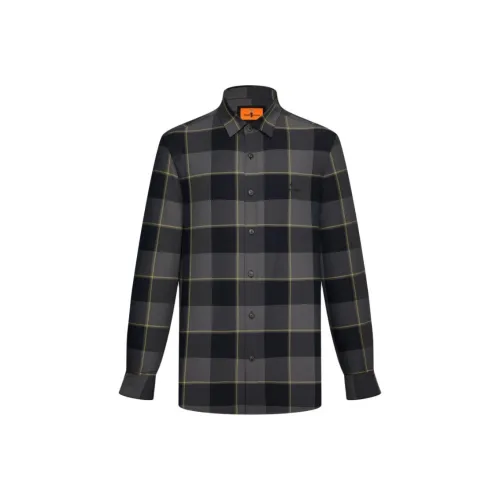 BIYINLEIFEN 07 Черная мужская рубашка