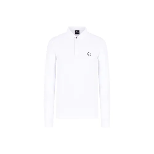 ARMANI EXCHANGEAE SS24 Поло Мужское Белое