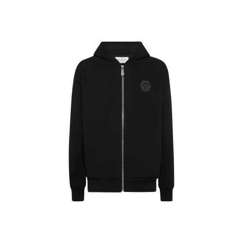 PHILIPP PLEIN Мужские черные свитшоты