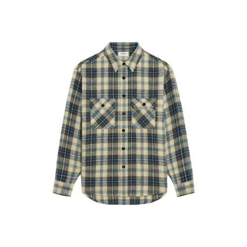 CELINE FW23 Рубашка Мужская Многоцветная