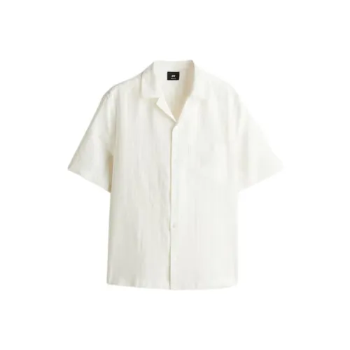H&M Кремовые Мужские Рубашки